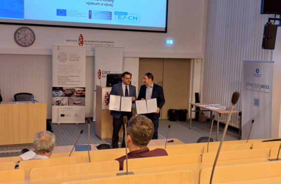 Pavel Honzátko represented ÚFE at the annual membership meeting of the Czech Optical Cluster